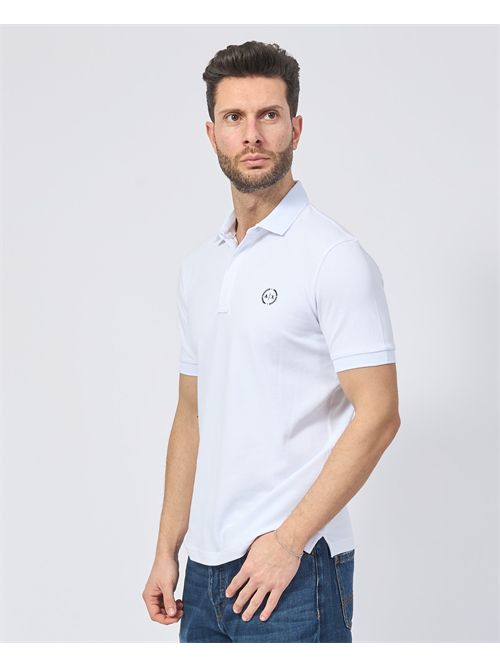 Polo piqué elasticizzato slim fit Armani Exchange ARMANI EXCHANGE | 8NZF91-ZJ81Z1100